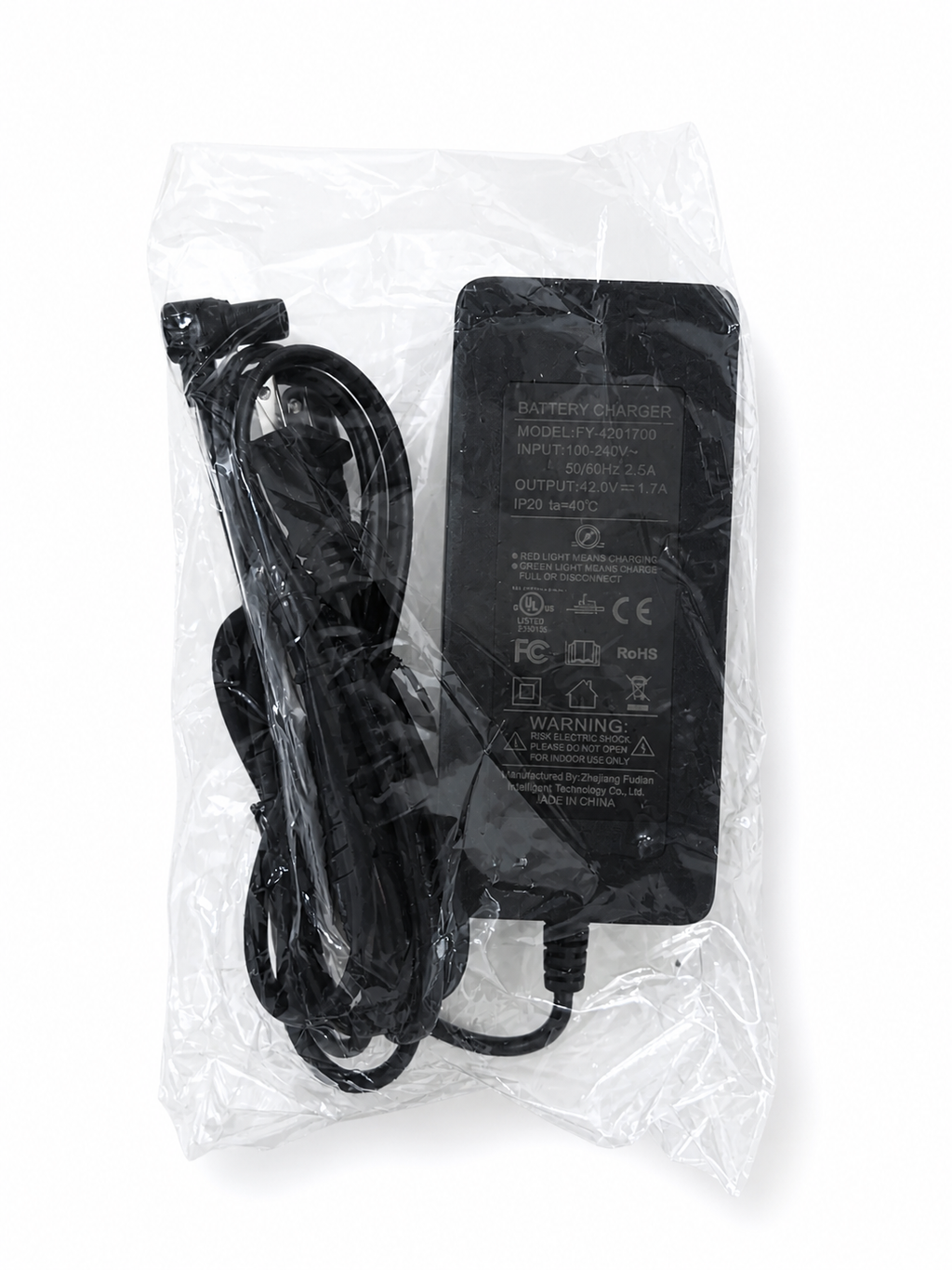 A10 charger UL FCC certification badges