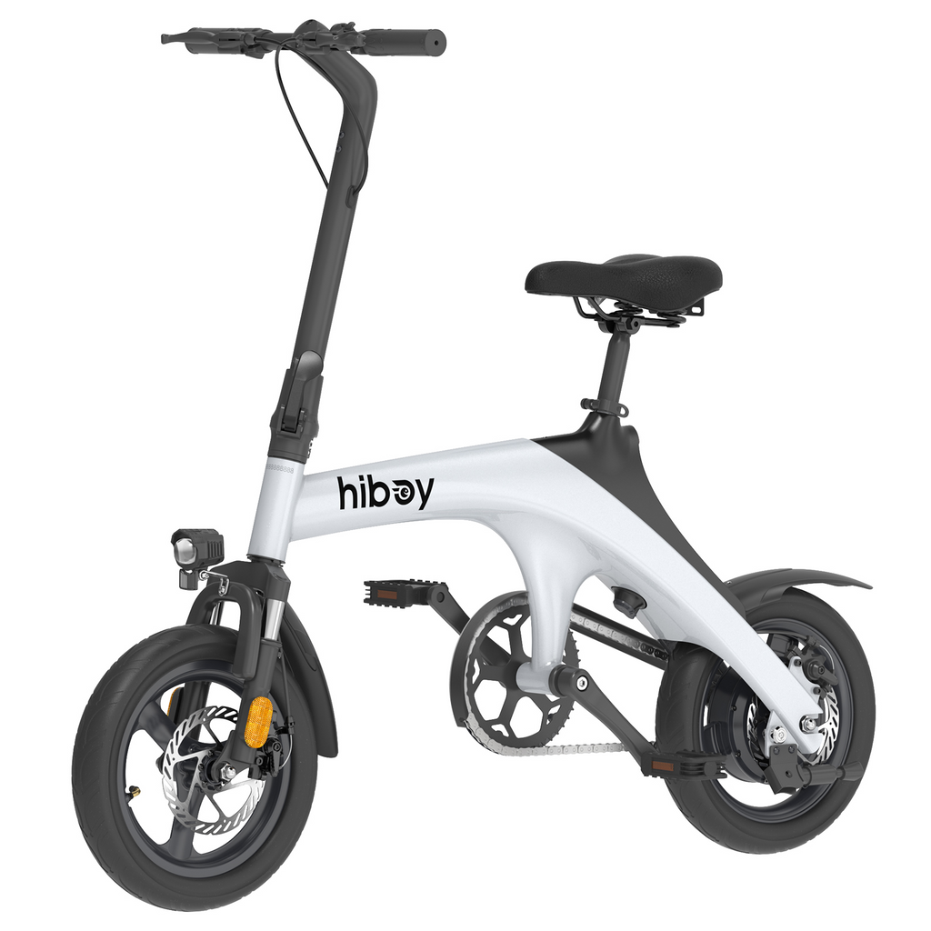 Hiboy C1 black foldable electric bike front view