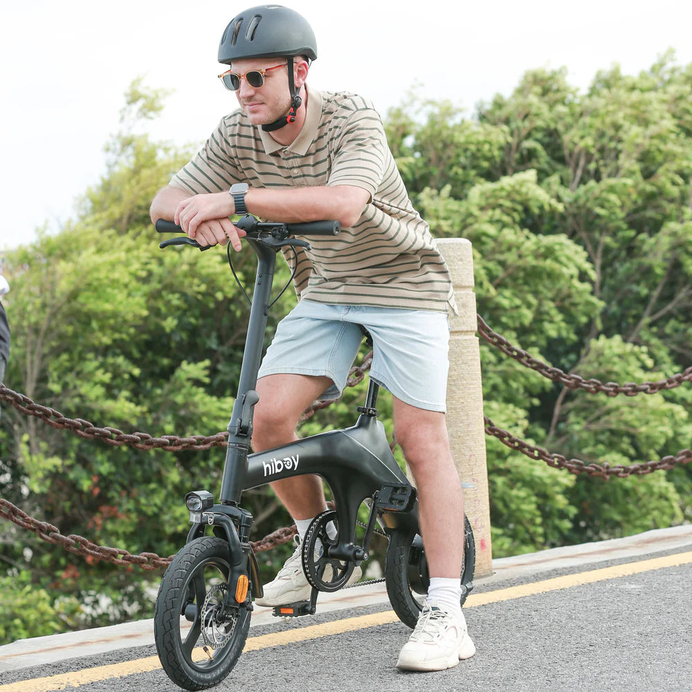 Hiboy C1 Electric Foldable Bike Black Color | Open Box New
