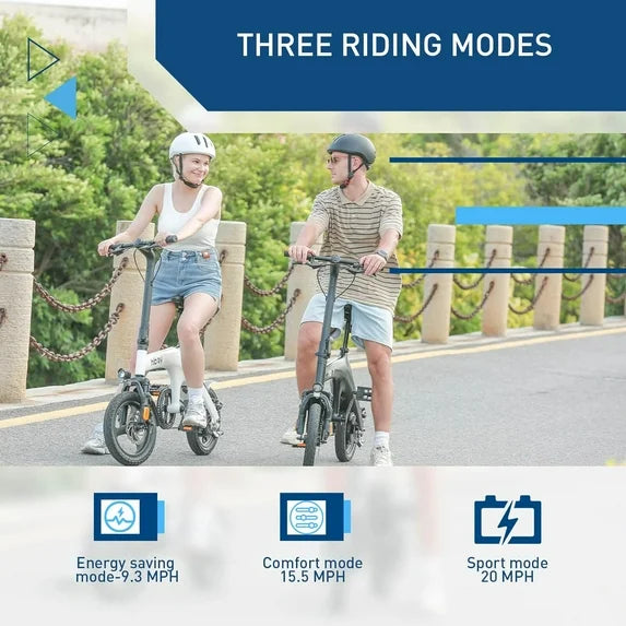 Hiboy C1 Electric Foldable Bike Black Color | Open Box New