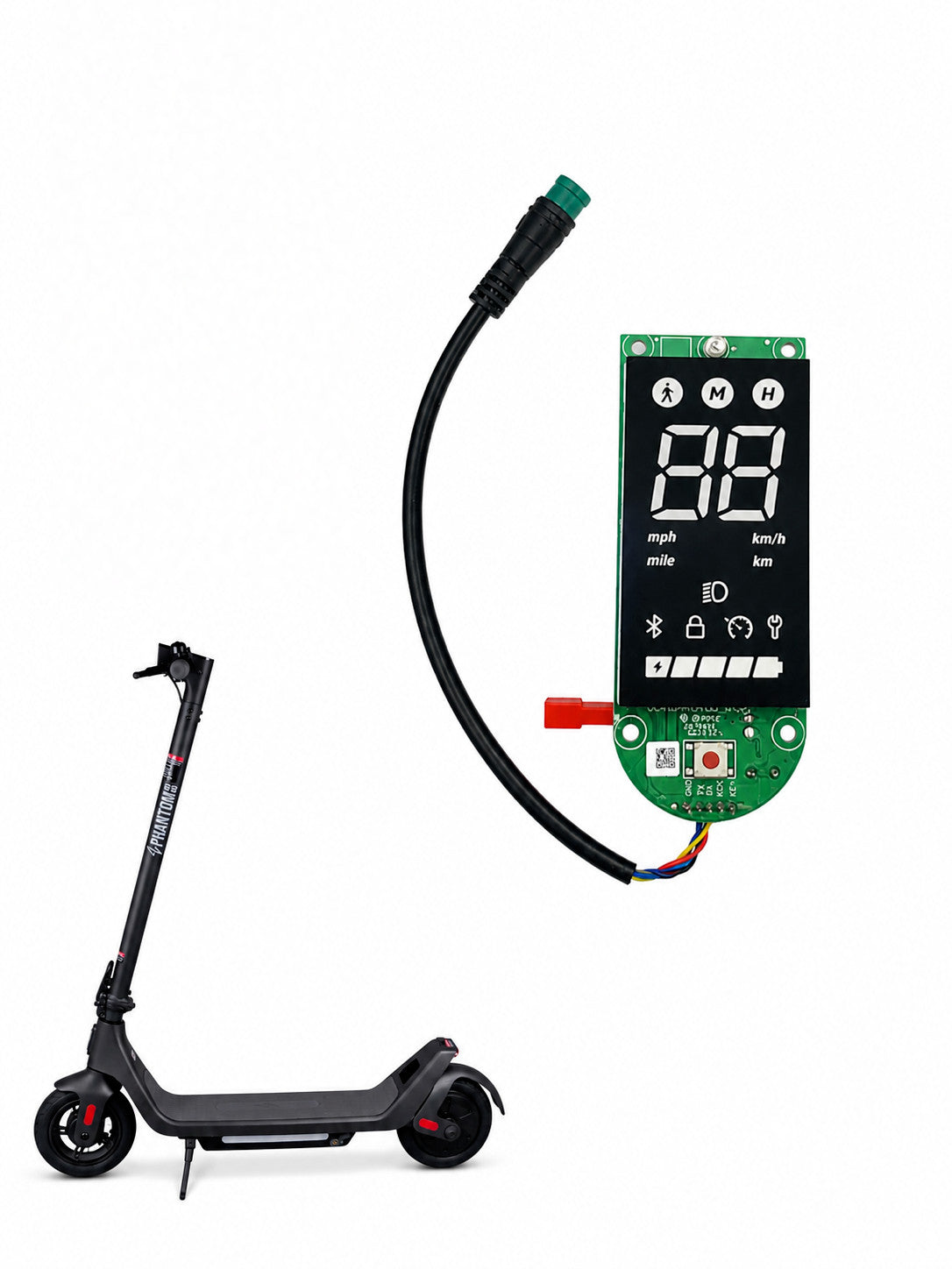 HLYZ a10 smart electric scooter Spare Parts - Dashboard