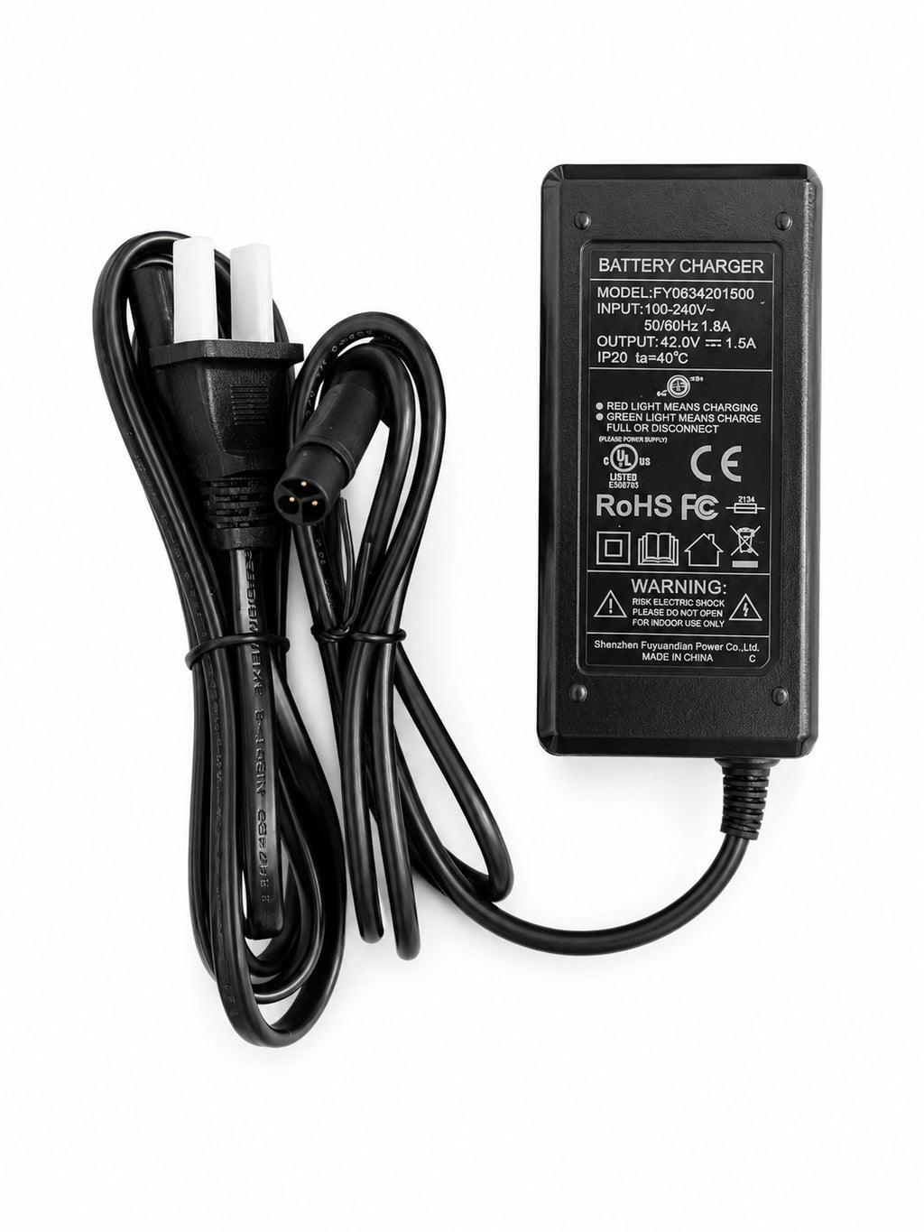 Phantom R1 / R1 Pro Electric Scooter Charger 42V 1.5A - New 3-Pin Port