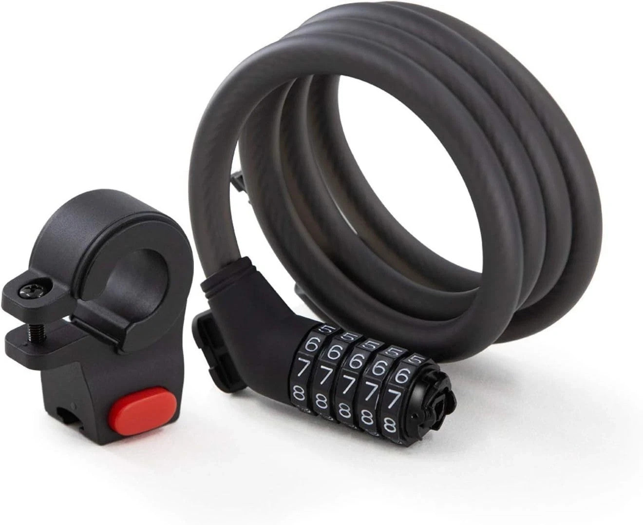 HLYZ Password Cable Lock for Bikes Scooters Black Combination Lock